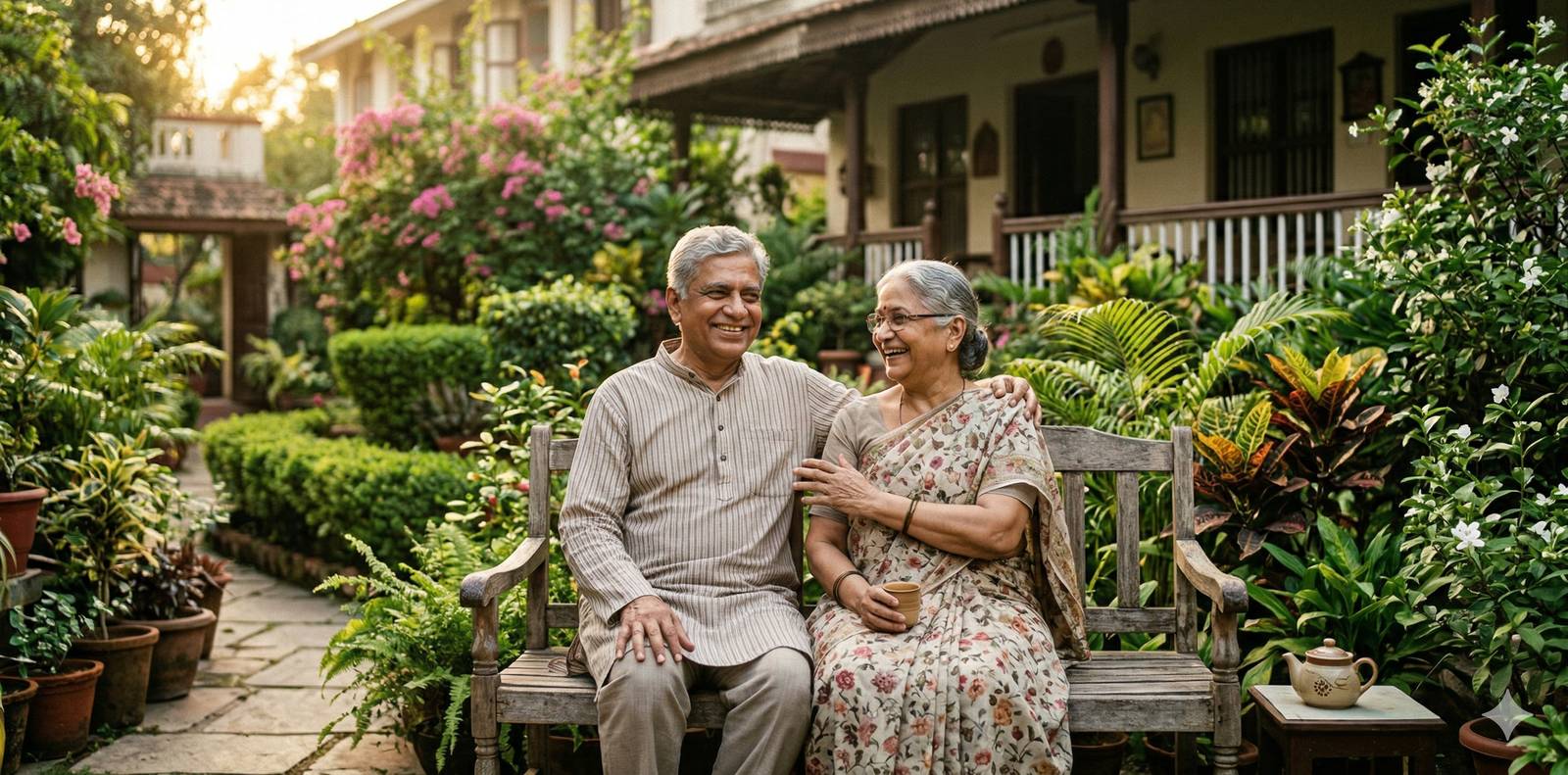 Older adults together at a Tribeca-assessed senior living community in Kolkata
