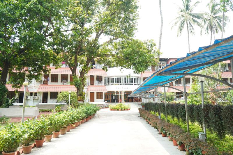 Peace retirement home grounds and outdoor area, Kolkata